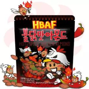바프 불닭맛 아몬드 120g, 10개