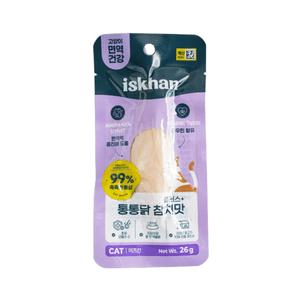 펫 이즈칸 캣 참치 통통닭 26 g (10g당 385원)