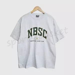 [뉴발란스]NBNEE22533 라이트그레이 UNI NBSC 반팔티 (SEMI-OVER FIT) 남자 여자 공용 세미오버핏