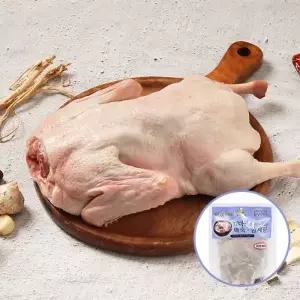 [두메산골] 오리백숙 재료 (냉장 통오리 1.9kg내외+7가지 한방 부재료 100g)