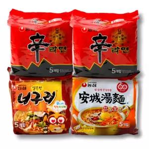 신라면10입 +안성탕면5입 +너구리5입 (총 20봉)