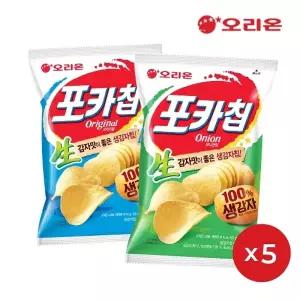 오리온 포카칩 어니언(66g)x5+오리지널x5