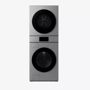 삼성전자 비스포크 그랑데 AI 원바디 Top-Fit WH90F2520BBHT 세탁기 건조기 세트 실버스틸 상하