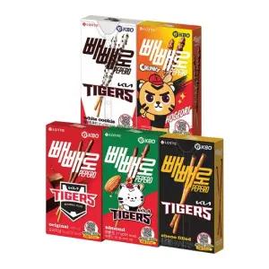 맛있는家 KBO X 빼빼로 5종 2개씩 혼합구성 KIA 타이거즈) x10개
