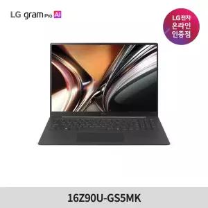 LG그램 프로 16Z90U-GS5MK U5 325 램16GB SSD512GB 윈도우11 옵시디안블랙