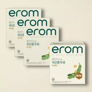이롬 황성주박사의 국산콩두유 무가당 190ml, 64입 부담 down 영양 up