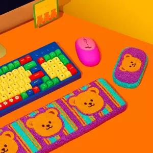 [위글위글] 키보드 마우스 쿠션 손목 받침대 세트 Wiggle Bear 499027