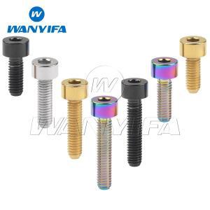 Wanyifa 티타늄 볼트 M3 M4X681020mm 육각 헤드 캡 나사모형 항공용 컬럼