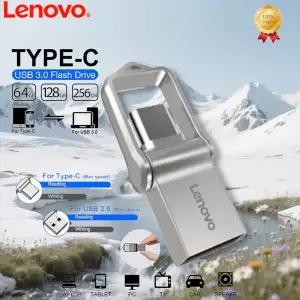 레노버 소형 펜드라이브 고속 OTG USB 타입-C 메탈 플래시 드라이브 휴대용 메모리 스틱 1TB 512GB 256GB