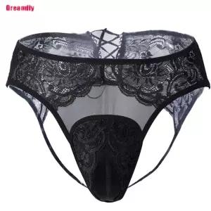 남자의 숨어있는 개프 팬티 배꼽 컨트롤 반바지 질 ing Transgender Shemale 속옷 Gay Sissy Thongs