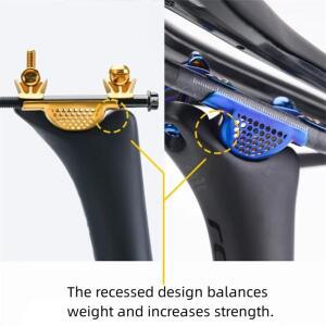SPECIALIZED SL8 시트포스트 클램프용 로드 바이크 안장 브래킷 티타늄