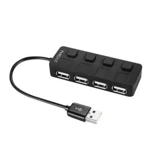 USB허브 무전원 4포트 포트별전원 USB마우스 키보드 HUB (W90904F)