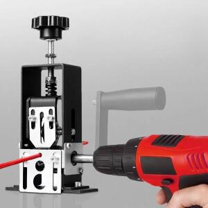 휴대용 수동 와이어 스트리퍼 도구 1 25mm 케이블 기계(전기 기술자 DIY 홈 수리용 핸드 크랭크 전기 드릴