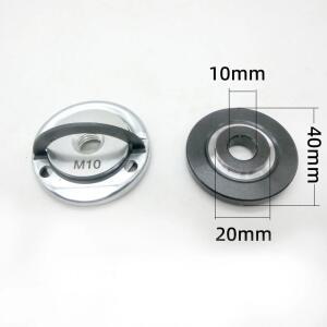 5가지 유형 2pcs M10 나사 앵글 그라인더 내부 외부 플랜지 너트 세트 도구 퀵 릴리스 자동 잠금 프레싱