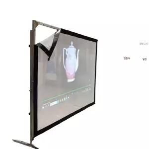 스팟 홀로그램 프로젝션 스크린 3D 원형 전기 리프팅 웨딩 무대 메시