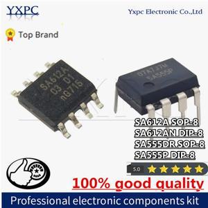 SA612A SOP-8 DIP SA555N RC555N 정밀 타이머 IC 5 개