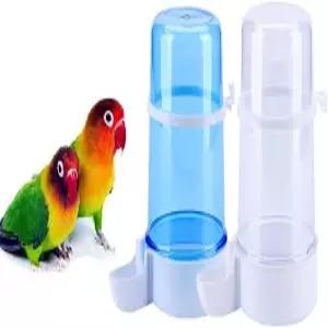 애완용 조류 급수기 13.5온스 앵무새 새장 잉꼬 버디 러브버드 코카티엘(2PCS)을 위한 자동 중단