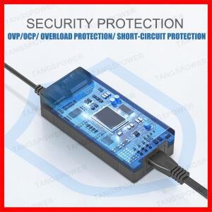 TANGSPOWER 3S 12.6V 5A 리튬 배터리 충전기, 12V 이온 팩 18650