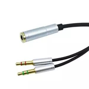 이어폰 마이크 분배 Y젠더 컴퓨터 AUX 3.5mm 케이블 게이밍이어폰 (WA38AD7)