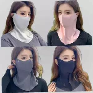 여성 숨쉬기 좋은 에어홀 헴라인 쿨링 마스크 여름