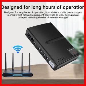 배터리 없음 미니 DC UPS 무정전 전원 장치 18650 교체 가능한 백업 5v 9v 12v 220V 라우터 와이파이