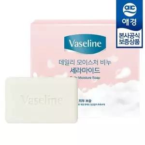 [애경]바세린 데일리 모이스처 비누 세라마이드 100g 10입 x1개