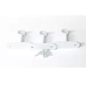 [룽스_63]15mm 커텐브라켓 3매1세트 화이트
