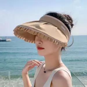 여름 그늘막 모자 와이드썬캡 남녀공용 라운딩 캠핑용