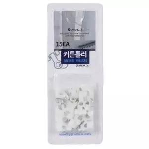 [골드스마일]커튼부자재 커튼롤러 15개입 커튼악세서리 거실커튼