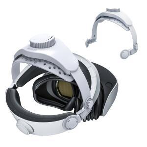 [호환품]PlayStation VR2용 조절 가능 헤드 스트랩 VR 헤드셋의 지원 및 편안함 향상 PS5 호환 압력 감소
