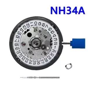 TMI NH34 무브먼트 오토매틱 기계식 GMT 포핸드 24시간 날짜 수리 교체용 시계 SKX007 모드 부품