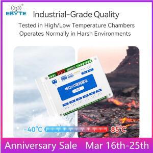 RS485 인터페이스 ModBus RTU 직렬 IO 모듈 AI DI DO 8개 디지털 출력 8~28VDC EBYTE MA01-AACX2240 시리즈