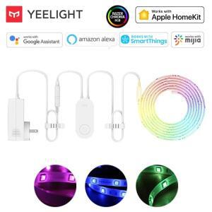 글로벌 버전 Yeelight 오 스마트 라이트 스트립 1S RGB 다채로운 와이파이 2M  10M 60 LED 앱 홈키트용 원