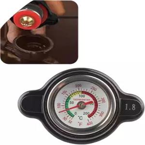 getfay 1 PC 1.8 바 오토바이 온도 측정용 라디에이터 캡 다기능 금속 차량 씰링 커버 바이노럴 디자인