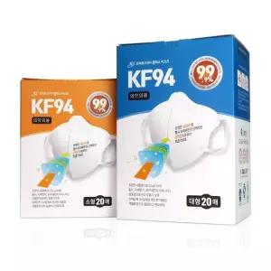 고품질 3Q 3D KF94 프리미엄 플러스 마스크 새부리형 20매 (WA6E2B0)
