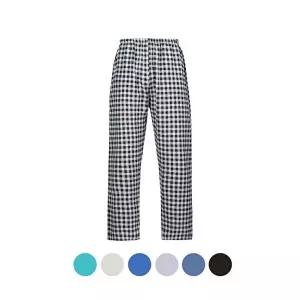 [파파브로]남성 인견 체크 9부 파자마 바지 HW-UW-9101