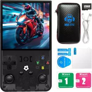 R36MAX 레트로 핸드헬드 게임 콘솔 4.0인치 IPS 디스플레이 720x720 해상도 리눅스 시스템 128GB 지원
