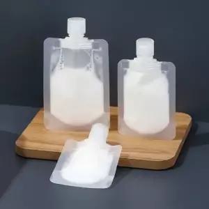 (용량 30ml)휴대용 화장품 소분 파우치 여행용 세면도구 정리용 대용량
