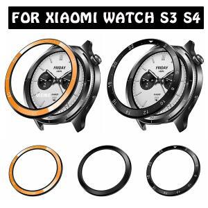 Xiaomi Watch S4 S3 베젤 링 커버 Smartwatch 플라스틱 보호 케이스 안티 스크래치 쉘 액세서리