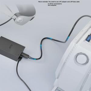 [호환품]Aolion PS VR2 PC 어댑터 컴퓨터 (윈도우 컨버터 콘솔 Steam 게임용 액세서리)