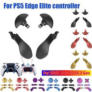 [호환품]PS5 엣지 엘리트 컨트롤러용 메탈 백키 Xbox One 2용 패들 교체 부품 부식 방지 백 탭