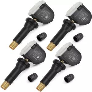 4팩 GM TPMS 센서 315MHz 쉐보레 실버라도 이쿼녹스 GMC 시에라 뷰익 캐딜락을 위한 사전 프로그래밍