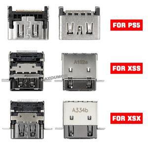 [호환품]PS5/XSS/XSX 콘솔 소켓 인터페이스 커넥터 수리 부품용 HDMI 호환 포트 교체 1/2/10개 (Xbox 시리
