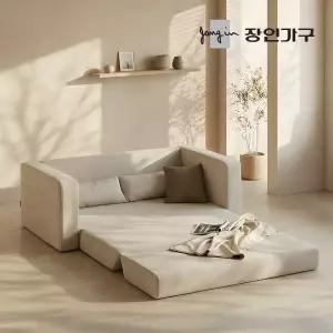 장인가구 제프 아쿠아텍스 2인 3인 소파베드 모음전