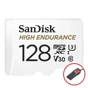 리더기 포함 샌디스크 MicroSD High Endurance 128G QQNR 블랙박스 ST1 freeship