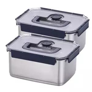 스텐락 모스트 미니 핸디 김치통 3호 3500ml 2개세트