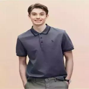 [국내백화점] 헤지스 25SS AIRY TWILL 차콜 더블 팁 배색 카라 티셔츠 HZTS5B437G3 [인기상품] 선물추천