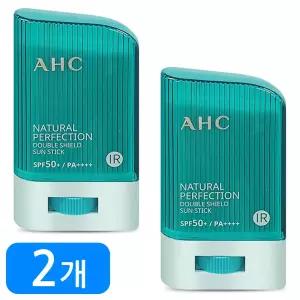 AHC 내추럴 퍼펙션 더블 쉴드 선스틱 22g 2개(1+1)