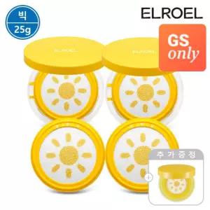 [GS단독][빅] 엘로엘 파데프리 플러스 옐로우 빅 선쿠션 25g 본품2개+리필2개+미니선쿠션