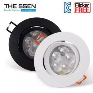 더쎈 LED 다운라이트 3인치 5W 직회전 매입등 AC타입